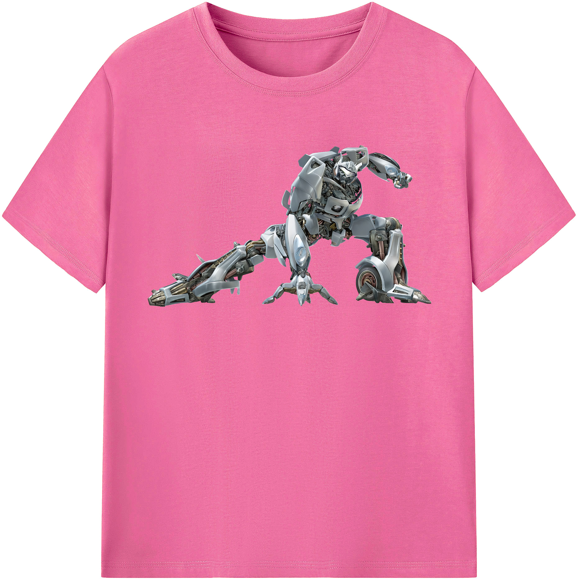 （画像用） Transformers トランスフォーマー レディースカジュアルプリントTシャツ（綿100％）